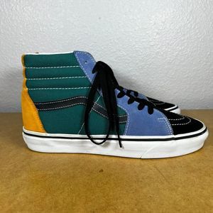 Vans SK8 High Top Mens 8.5 Womens 10 Mix & Match Colorblock Skate VN0A4BV6TGN